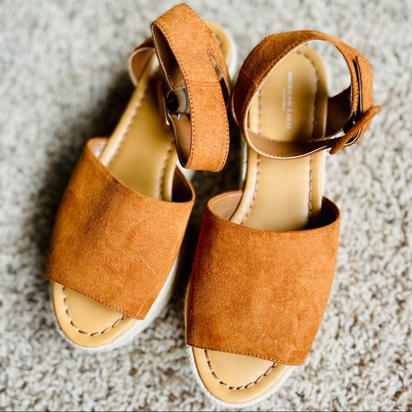 Flatform Sandals 8 American Eagle Platform Summer Shoes - Picture 3 of 4